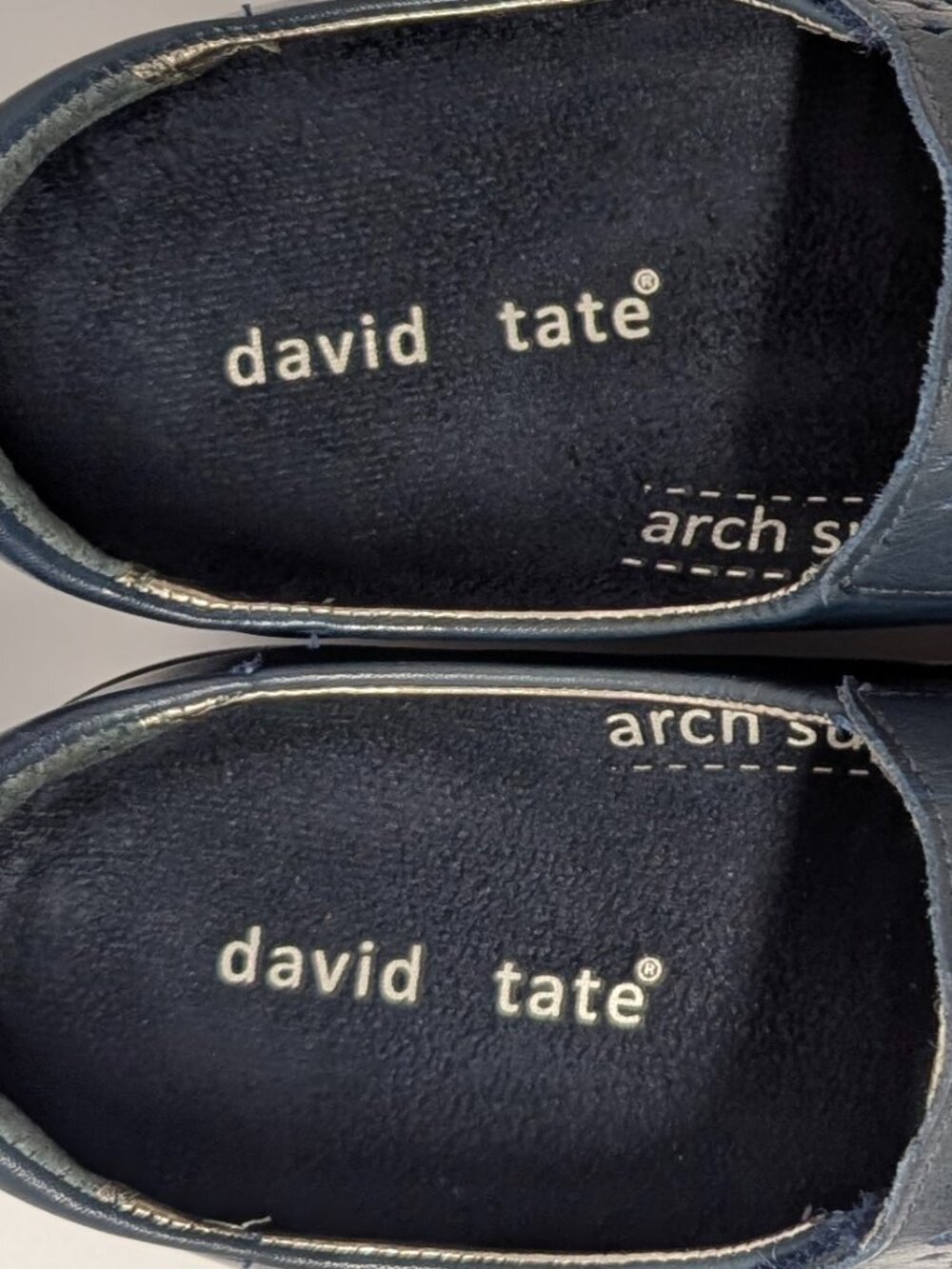 David Tate Bev Adjustable Mary-Janes in Navy - Picture 5 of 14